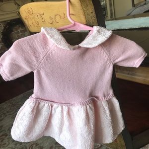 Baby sweater dress size 0-3 months
